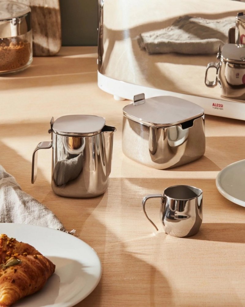 Alessi ADAGIO Stalowa Cukiernica z Pokrywką