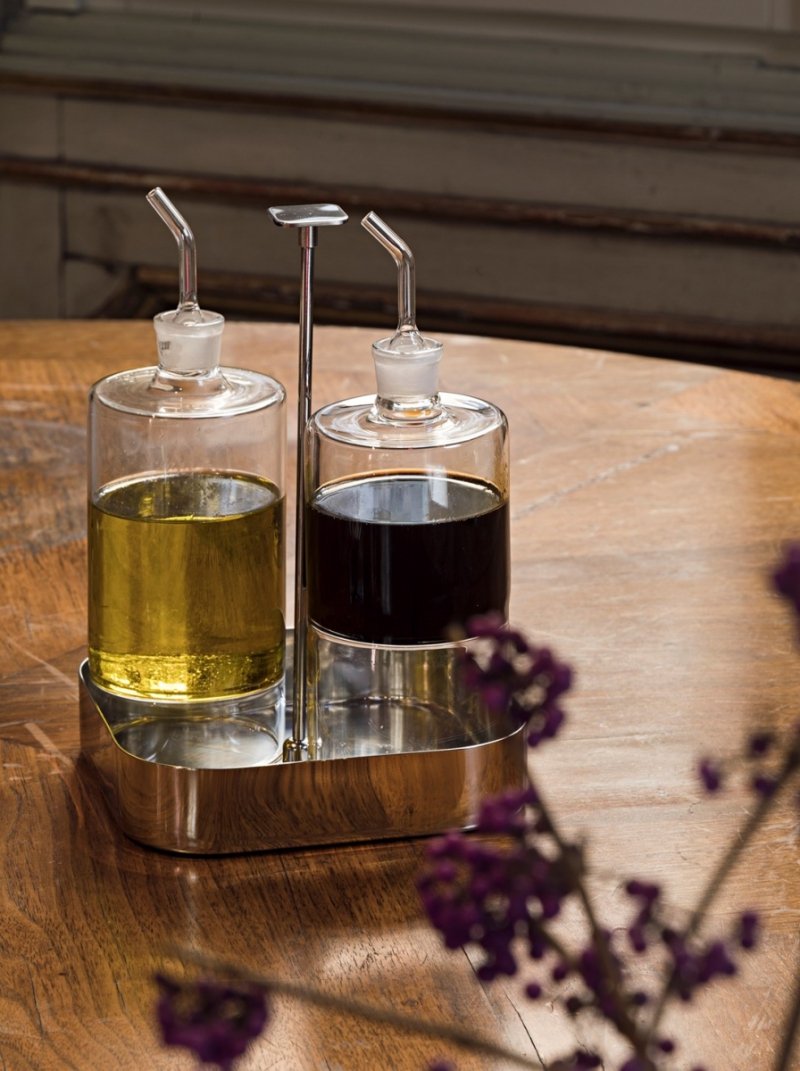 Mepra STILE Szklana Karafka - Butelka - Dozownik do Octu 450 ml