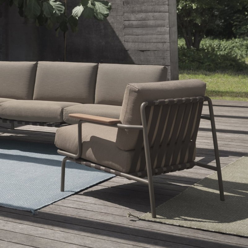 Muuto SETTLE Fotel Ogrodowy / Jasnoszary