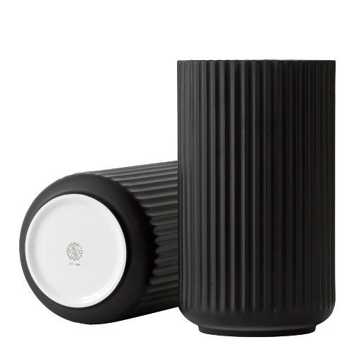 Lyngby Porcelain LYNGBY Wazon do Kwiatów 38 cm Czarny