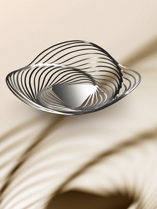 Alessi TRINITY Kosz na Owoce 43 cm - Stalowy
