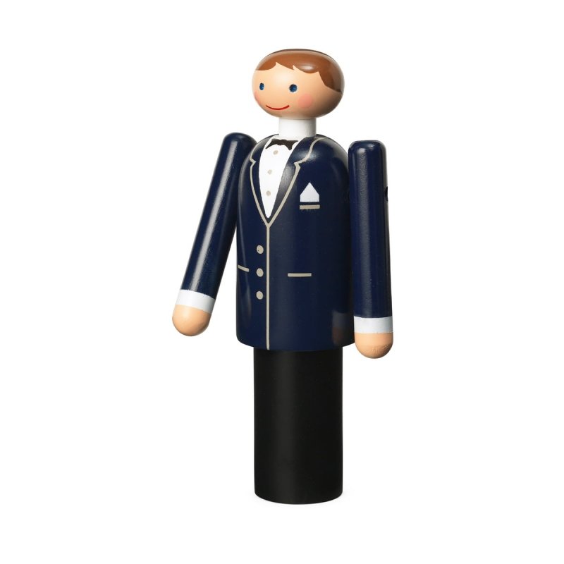 Kay Bojesen GROOM Ślubna Figurka Drewniana 12 cm na Tort Weselny / Pan Młody