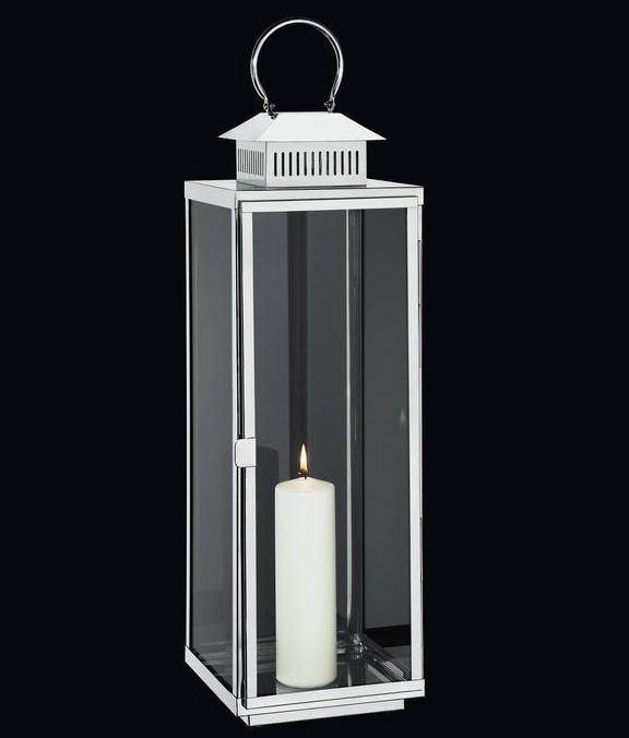 Cilio TORRE Lampion 77 cm Srebrny
