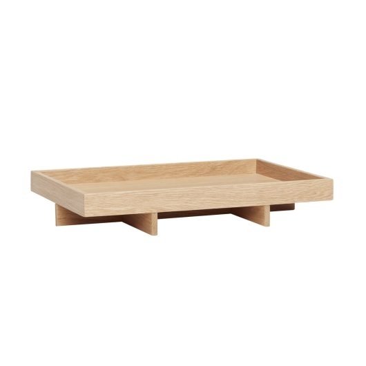 Hübsch ELEVATE Podstawka - Taca Dębowa 46 cm
