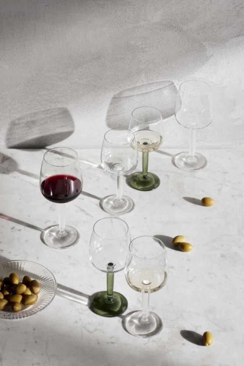 Kähler HAMMERSHØJ Kieliszki do Białego Wina 350 ml 2 Szt. / Zielone