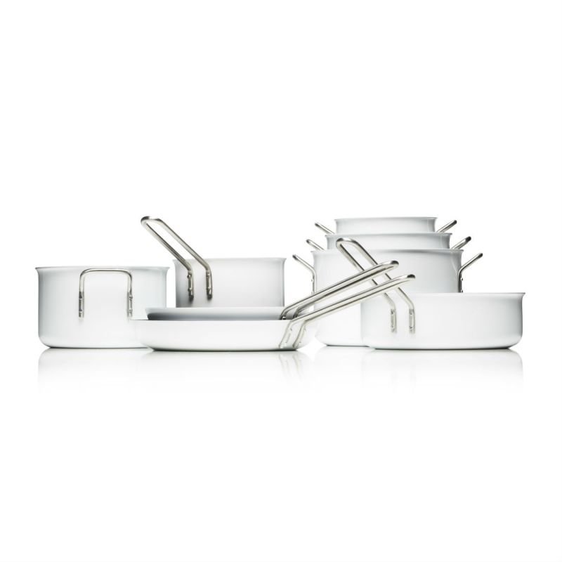 Eva Solo TRIO WHITE LINE Patelnia Głęboka 24 cm Biała