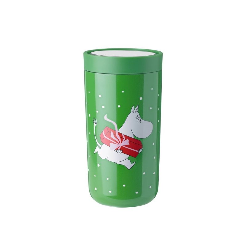 Stelton TO GO Kubek Termiczny 200 ml MUMINKI Zielony