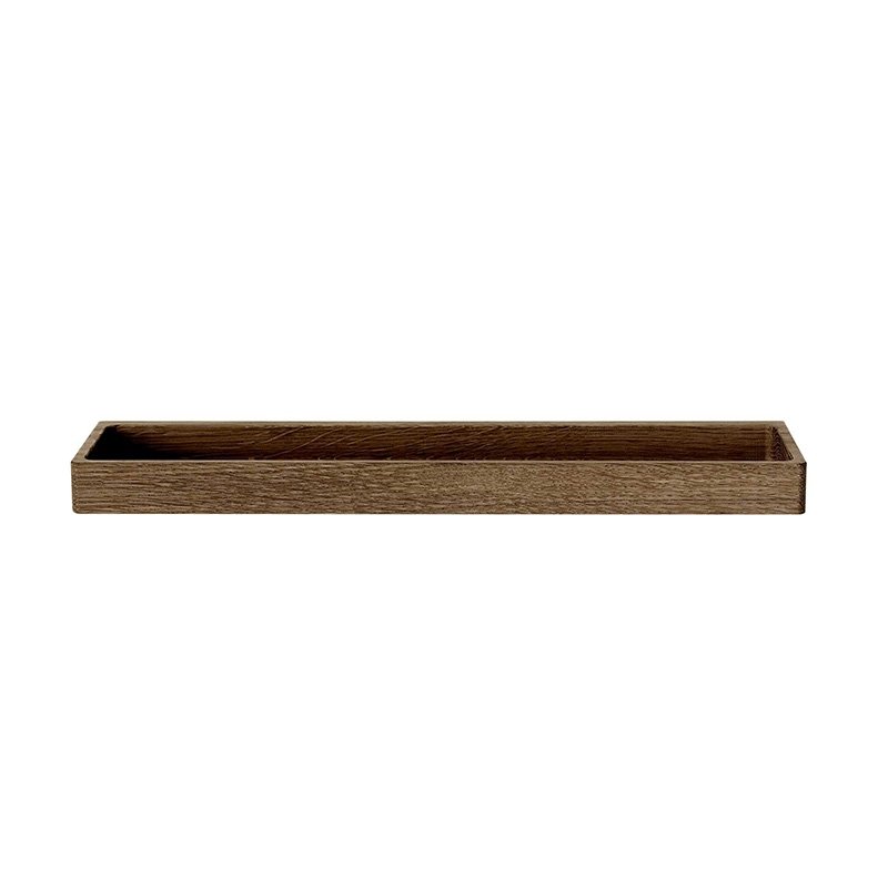 Andersen Furniture SHELF 11 Drewniana Łazienkowa Półka Ścienna 44 cm / Ciemnobrązowa