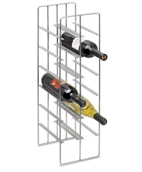 Blomus PILARE Regał - Stojak na Wino / Srebrny