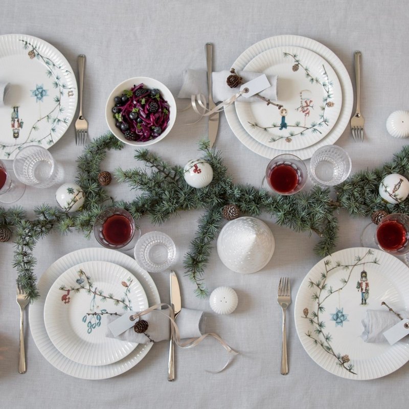 Kähler HAMMERSHØI CHRISTMAS Bombka Porcelanowa 2019