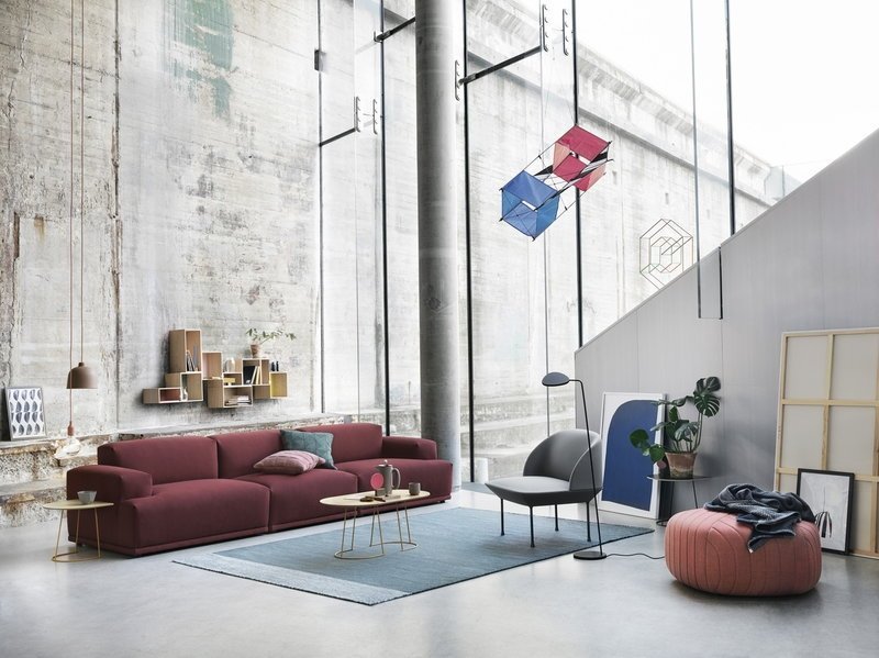 Muuto VARJO Dywan Wełniany 170x240 cm Ciemnoszary
