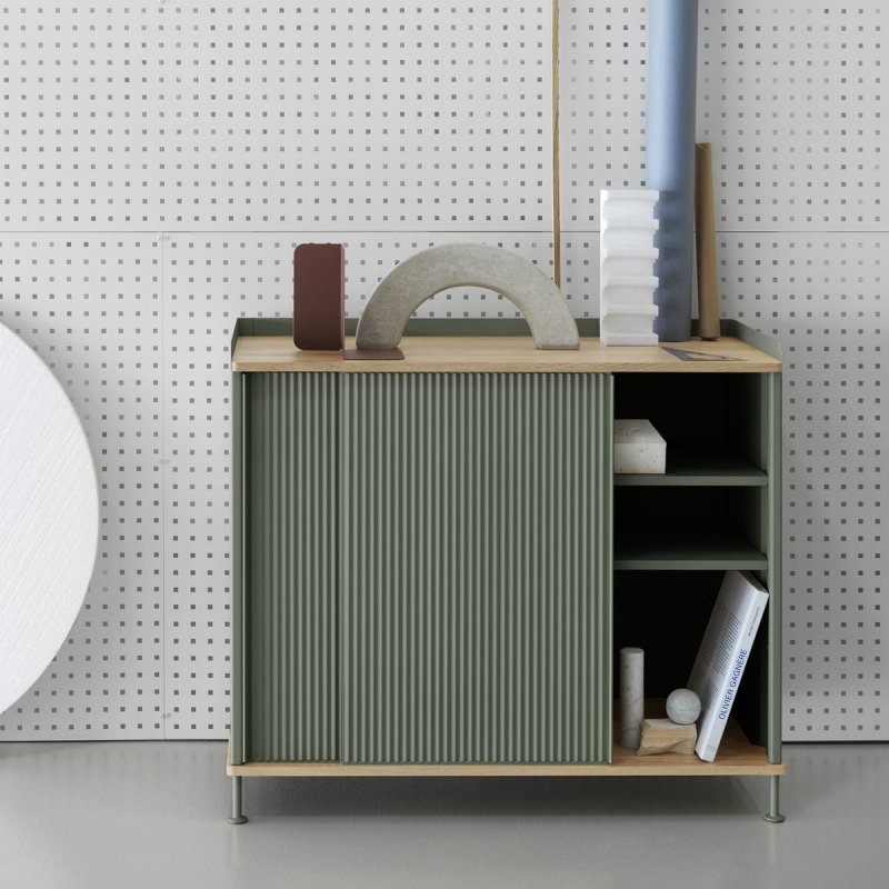 Muuto ENFOLD Komoda Wysoka 94 cm Szara