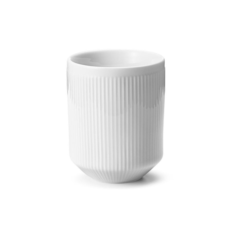 Georg Jensen BERNADOTTE Porcelanowy Kubek Termiczny 260 ml 2 Szt. Biały