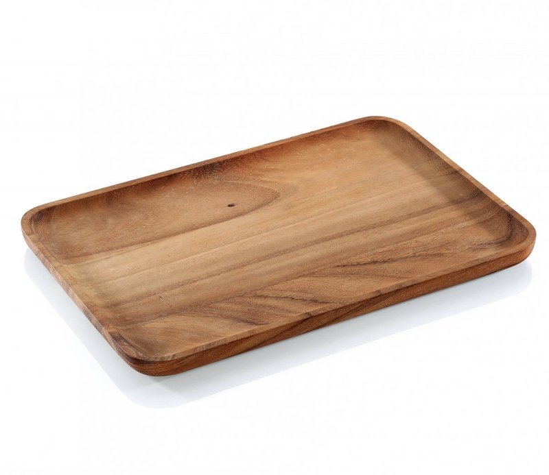 Zassenhaus AKACJA Drewniany Talerz do Serwowania / Przekąsek 35 cm