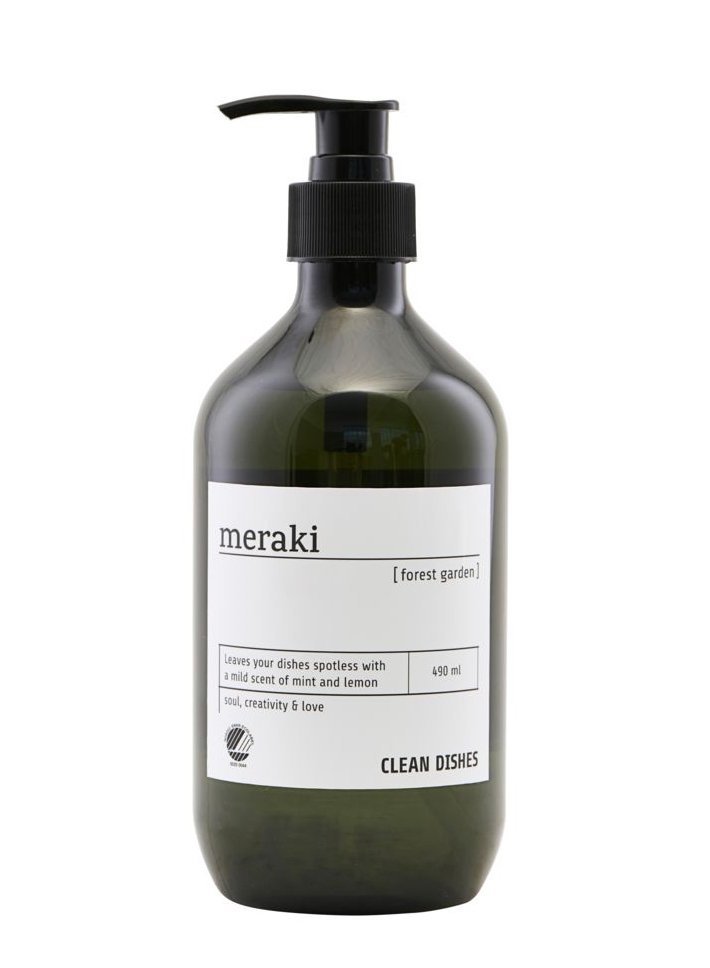 Meraki HOME Dozownik - Ekologiczny Płyn do Mycia Naczyń 490 ml Forest Garden