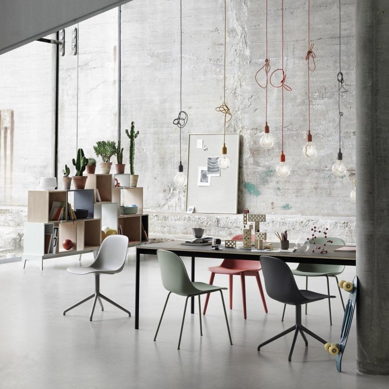 Muuto BASE Stół 190x85 cm Biały - Blat Laminat