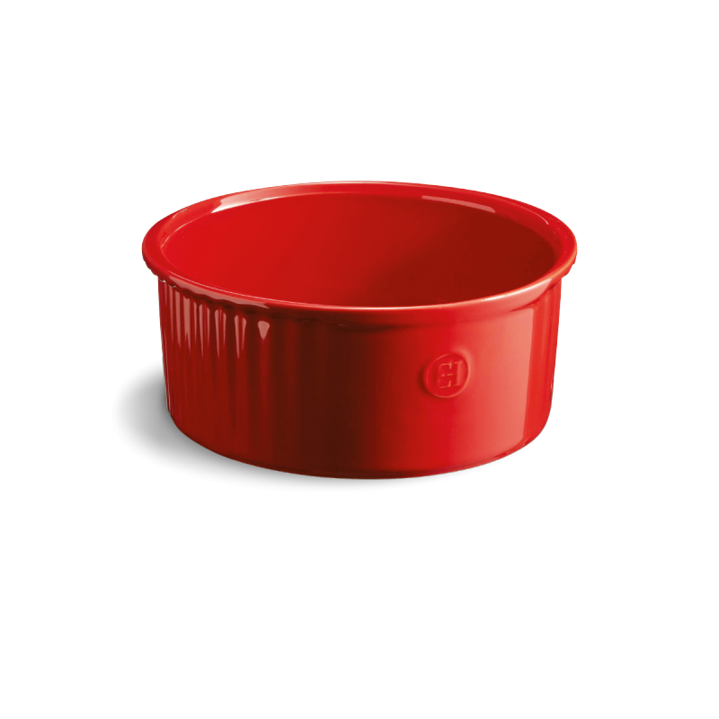 Emile Henry GRATIN Naczynie do Sufletów 2,45 l Czerwone