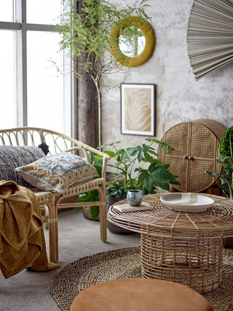 Bloomingville OTTO Szafka / Komoda Rattanowa