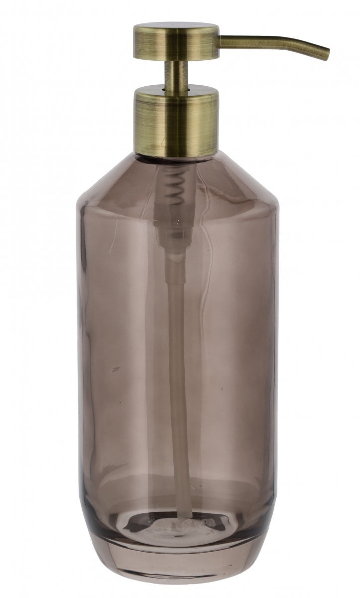 Sodahl VINTAGE Szklany Dozownik do Mydła - Płynu do Naczyń 450 ml / Brązowy