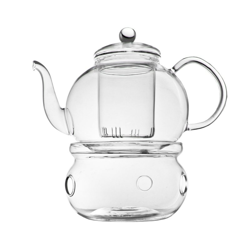 Bredemeijer VERONA Szklany Dzbanek do Herbaty 1,5 l z Podgrzewaczem Tealight