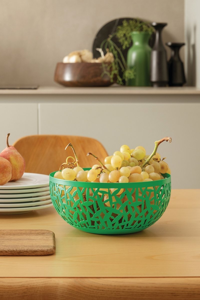Alessi CACTUS! Kosz / Misa na Owoce 29 cm Zielona