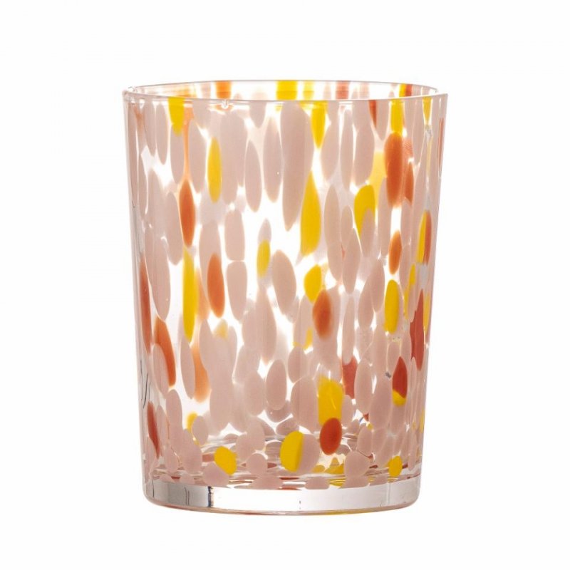 Bloomingville LILYA Szklanki do Napojów 335 ml 4 Szt. / Różowe