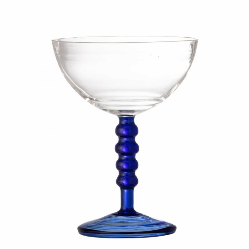 Bloomingville NOEMI Kieliszek Koktajlowy 230 ml / Niebieski