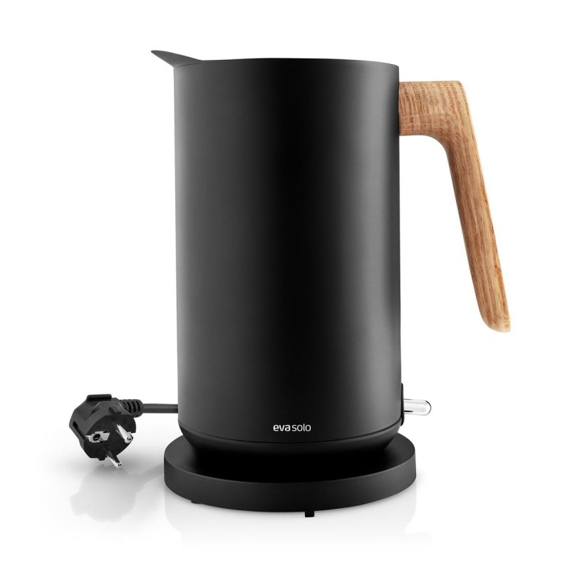 Eva Solo NORDIC KITCHEN Czajnik Elektryczny 1,5 l Czarny - Drewniany Uchwyt
