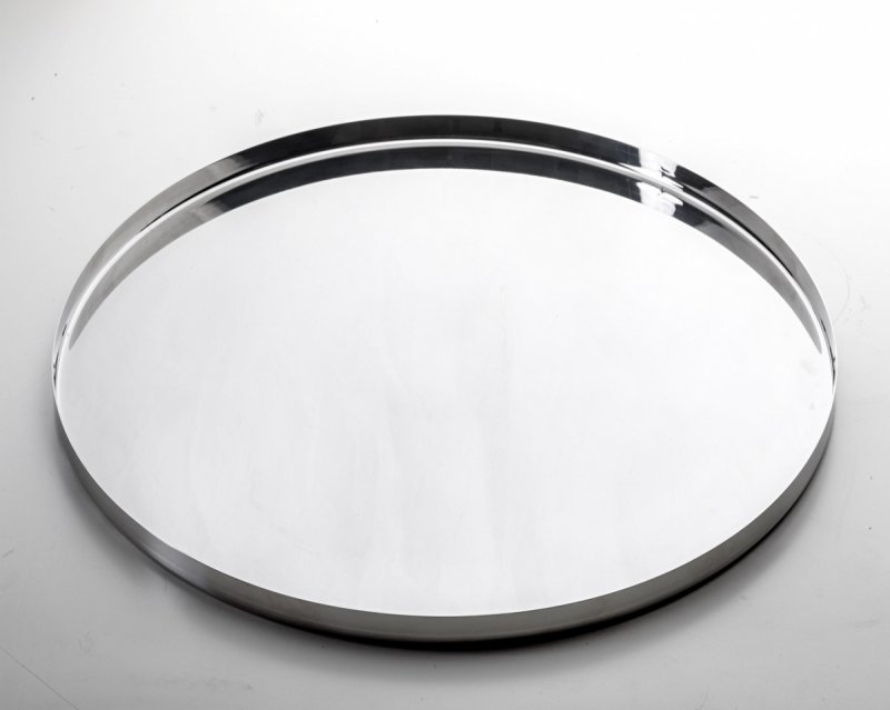 Mepra STILE Okrągła Taca do Serwowania 40 cm / Srebrna