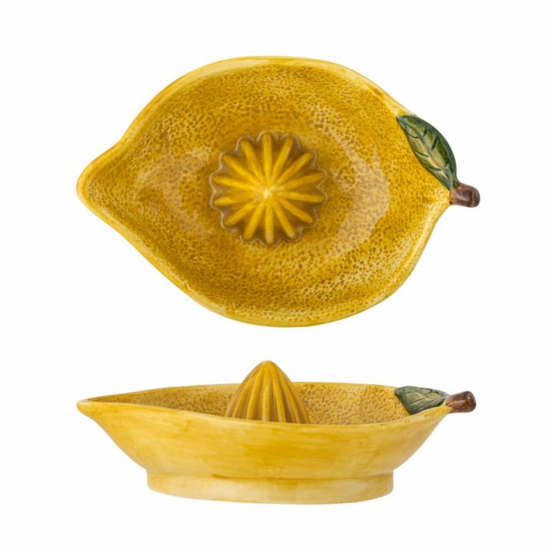 Bloomingville LIMONE Ceramiczna Wyciskarka do Cytryn / Żółta
