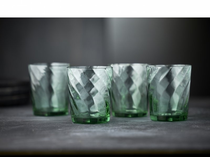 Lyngby Glas VIENNA Szklanki do Wody 300 ml 4 Szt. / Zielone