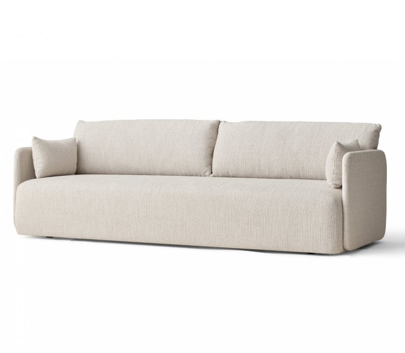 Menu OFFSET Sofa Potrójna - Tkanina Kvadrat Odcień Piaskowy