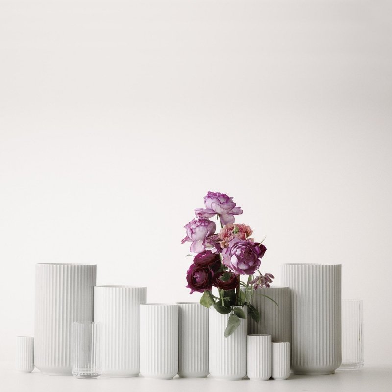 Lyngby Porcelain LYNGBY Wazon do Kwiatów 38 cm Biały