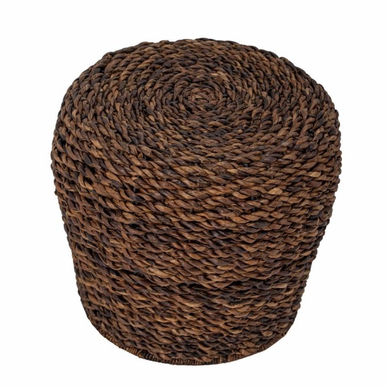 Bloomingville TASSE Stołek z Abaki 40 cm / Naturalny