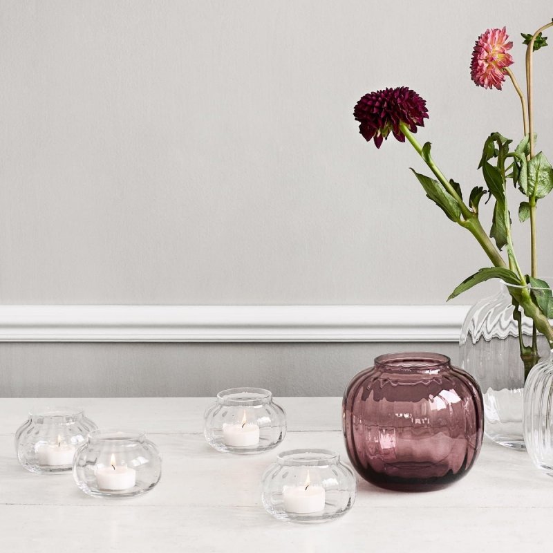 Holmegaard PRIMULA Świecznik Tealight - Bezbarwny