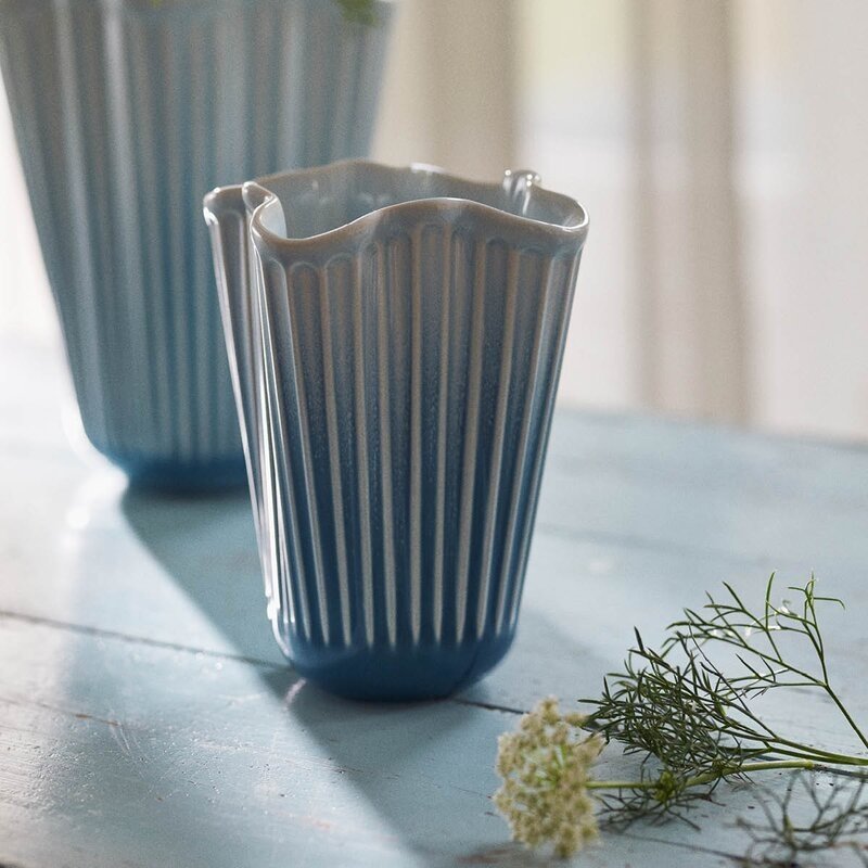 wazon ceramiczny Kähler niebieski