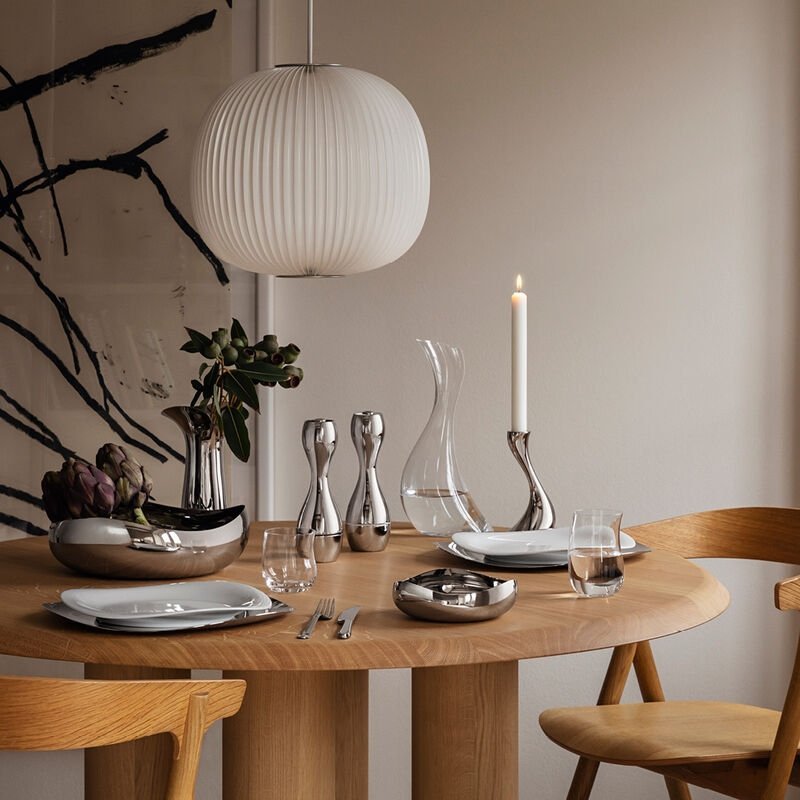 Georg Jensen COBRA Stalowa Misa do Serwowania 16 cm / Srebrna Polerowana