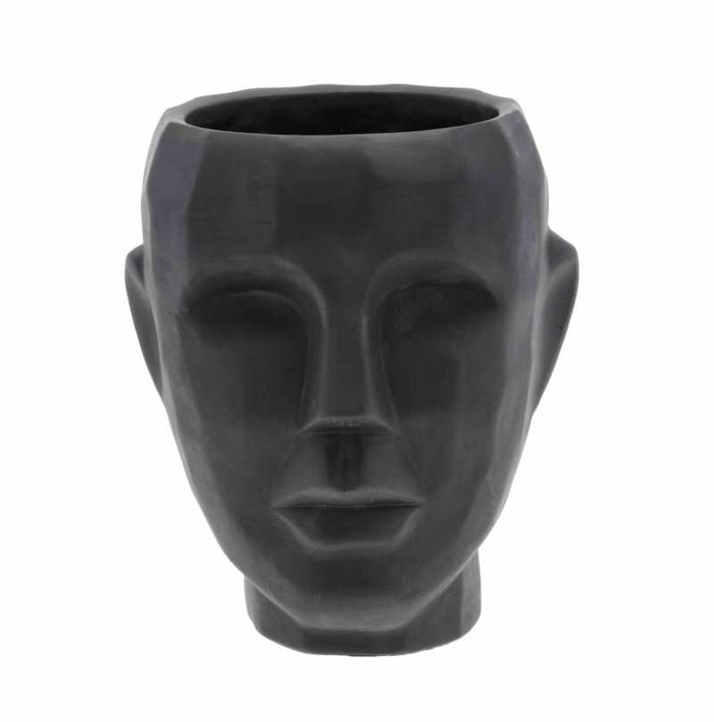 Villa Collection VERN Doniczka do Kwiatów 22,5 cm Czarna