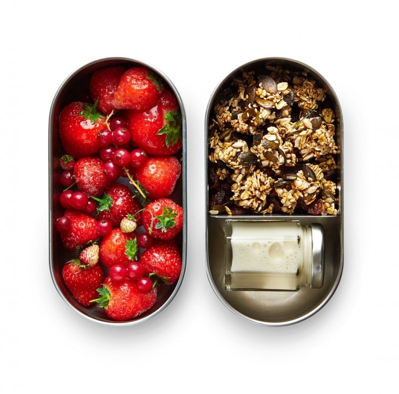 black+blum CLASSIC Stalowy Lunchbox / Podwójny