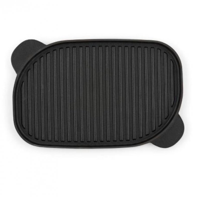 Holm CAST IRON Żeliwna Płyta - Patelnia Grillowa 39 cm Czarna