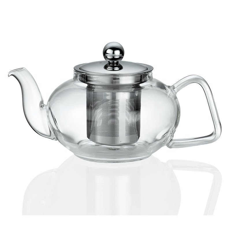 Kuchenprofi TIBET Szklany Dzbanek do Herbaty ze Stalowym Zaparzaczem 0,4 l