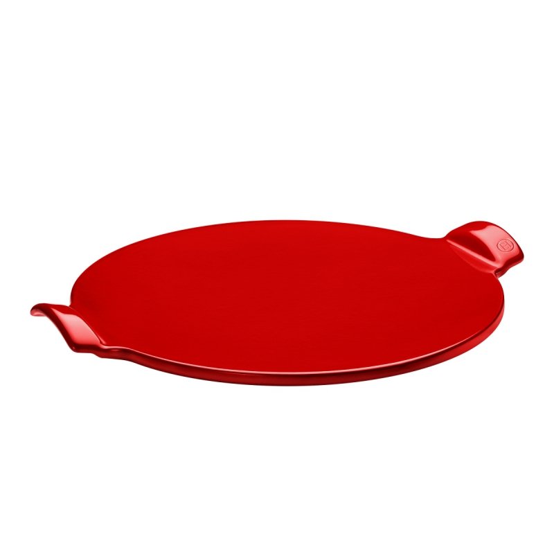 Emile Henry - Kamień do Pieczenia Pizzy Gładki 37 cm / Czerwony