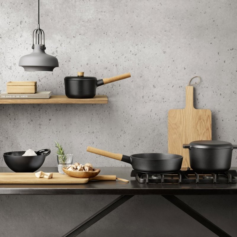 Eva Solo NORDIC KITCHEN Patelnia Grillowa 28 cm Czarna