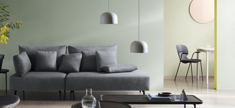 Eva Solo QUAY Lampa Wisząca 22 cm Szara
