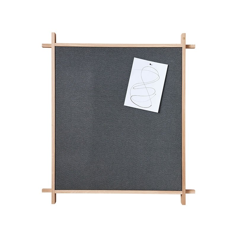 Andersen Furniture COLLECT Drewniana Tablica na Notatki 104 cm / Szara