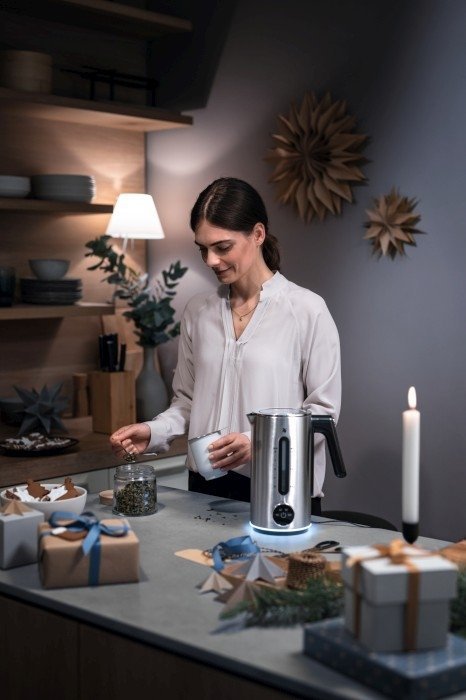 Wmf LUMERO Czajnik Elektryczny z Regulacją Temperatury 1,6 l / Srebrny