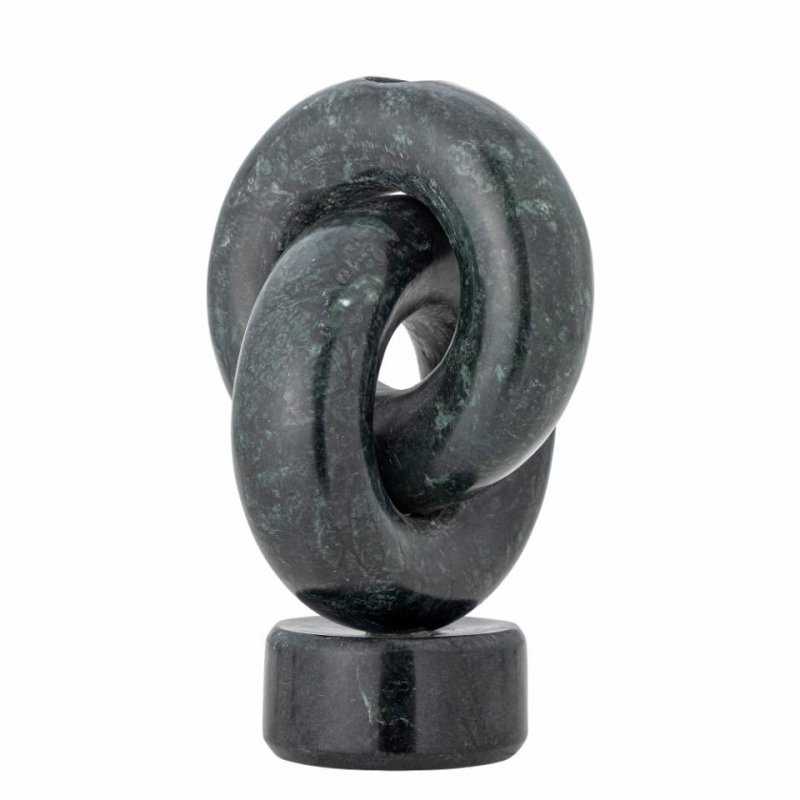 Bloomingville GOA Świecznik Marmurowy / Zielony