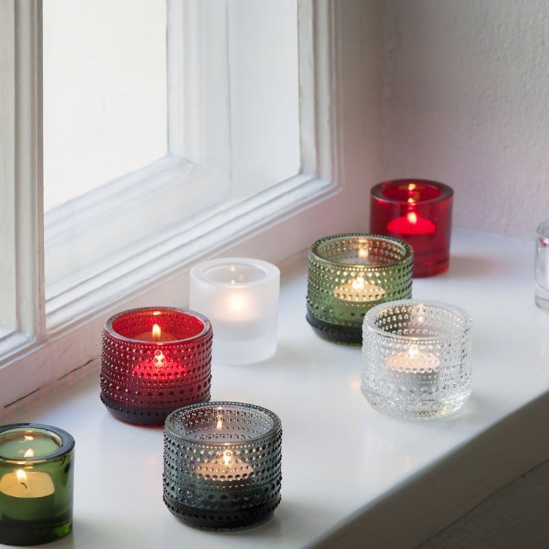 Iittala KASTEHELMI Świecznik Tealight / Frosted