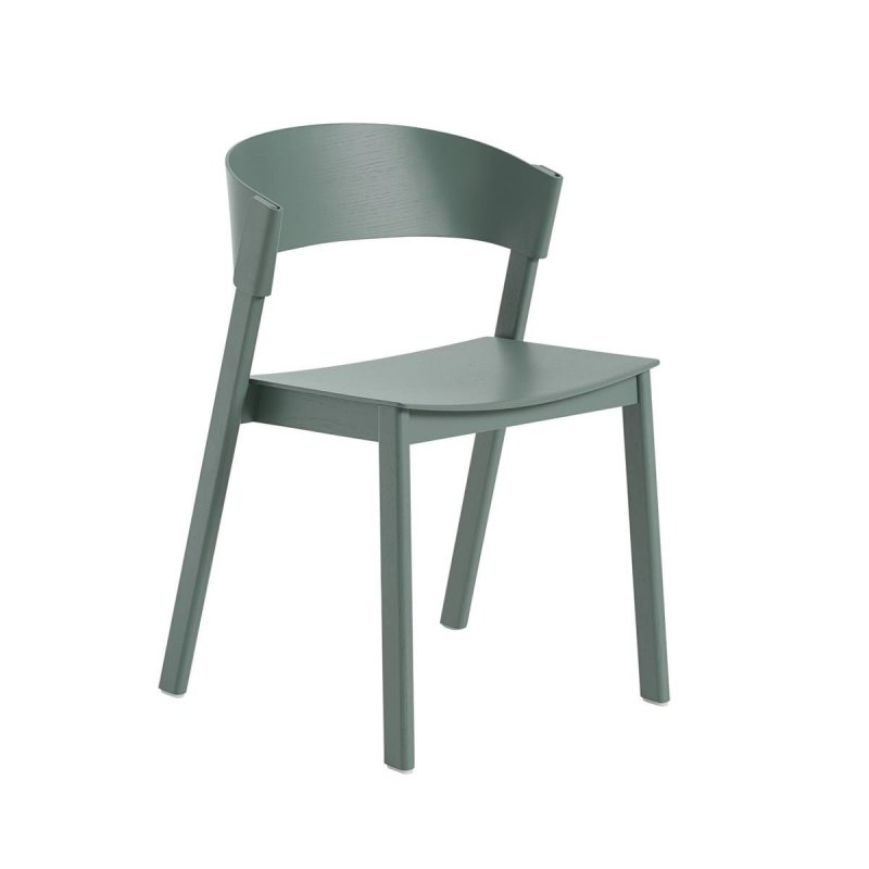 Muuto COVER SIDE Krzesło Drewniane - Zielone