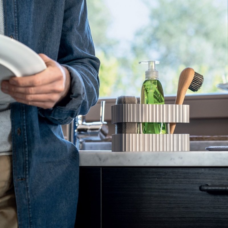 Guzzini TIDY SAFE Organizer do Zlewu / Szary